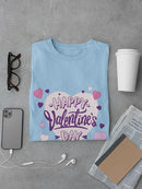 Happy Valentine's Day Heart T-shirt -SmartPrintsInk Designs