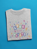 There Is Love In Our Hearts T-shirt -SmartPrintsInk Designs