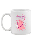 Thinking About You, Cupig Mug -SmartPrintsInk Designs
