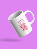 Thinking About You, Cupig Mug -SmartPrintsInk Designs