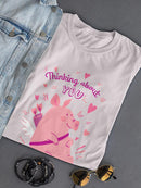 Thinking About You, Cupig T-shirt -SmartPrintsInk Designs