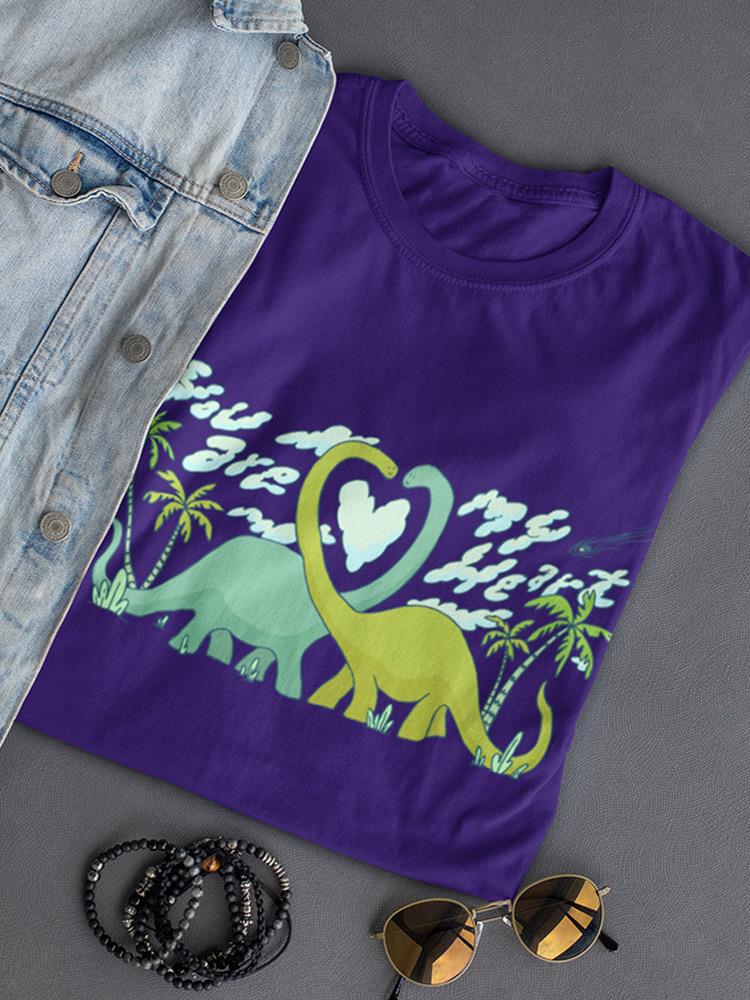 You Are My Heart, Dinosaur T-shirt -SmartPrintsInk Designs
