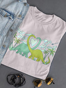You Are My Heart, Dinosaur T-shirt -SmartPrintsInk Designs