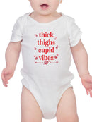 Thick Thighs And Cupid Vibes Bodysuit -SmartPrintsInk Designs