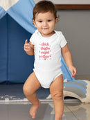 Thick Thighs And Cupid Vibes Bodysuit -SmartPrintsInk Designs