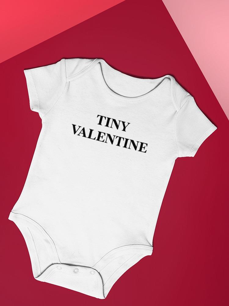 Tiny Valentine Bodysuit -SmartPrintsInk Designs