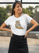 Lion Relaxing T-shirt -SmartPrintsInk Designs