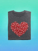 Heart Of Hearts T-shirt -SmartPrintsInk Designs