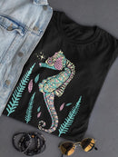 Sea Horse Art T-shirt -SmartPrintsInk Designs