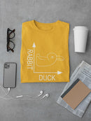 Rabbit Or Duck? T-shirt -SmartPrintsInk Designs