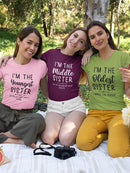 I'm The Oldest Sister T-shirt -SmartPrintsInk Designs