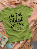 I'm The Oldest Sister T-shirt -SmartPrintsInk Designs