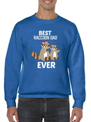 Best Raccoon Dad Ever Sweatshirt -SmartPrintsInk Designs