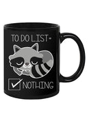 To Do List, Nothing Mug -SmartPrintsInk Designs