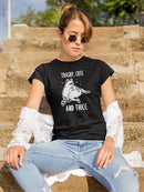 Trashy. Cute And Thicc T-shirt -SmartPrintsInk Designs