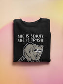 She Will Bite You In The A** Sweatshirt -SmartPrintsInk Designs