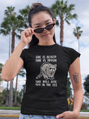 She Will Bite You In The A** T-shirt -SmartPrintsInk Designs