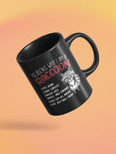 Reasons Why Im A Raccoon Mug -SmartPrintsInk Designs