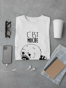 C'est Moche Raccoon T-shirt -SmartPrintsInk Designs
