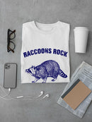 Raccoons Rock T-shirt -SmartPrintsInk Designs