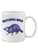Raccoons Rock Mug -SmartPrintsInk Designs
