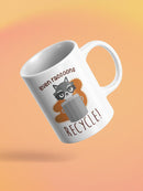 Even Raccoons Recycle! Mug -SmartPrintsInk Designs