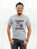 Recurring Raccoon. T-shirt -SmartPrintsInk Designs
