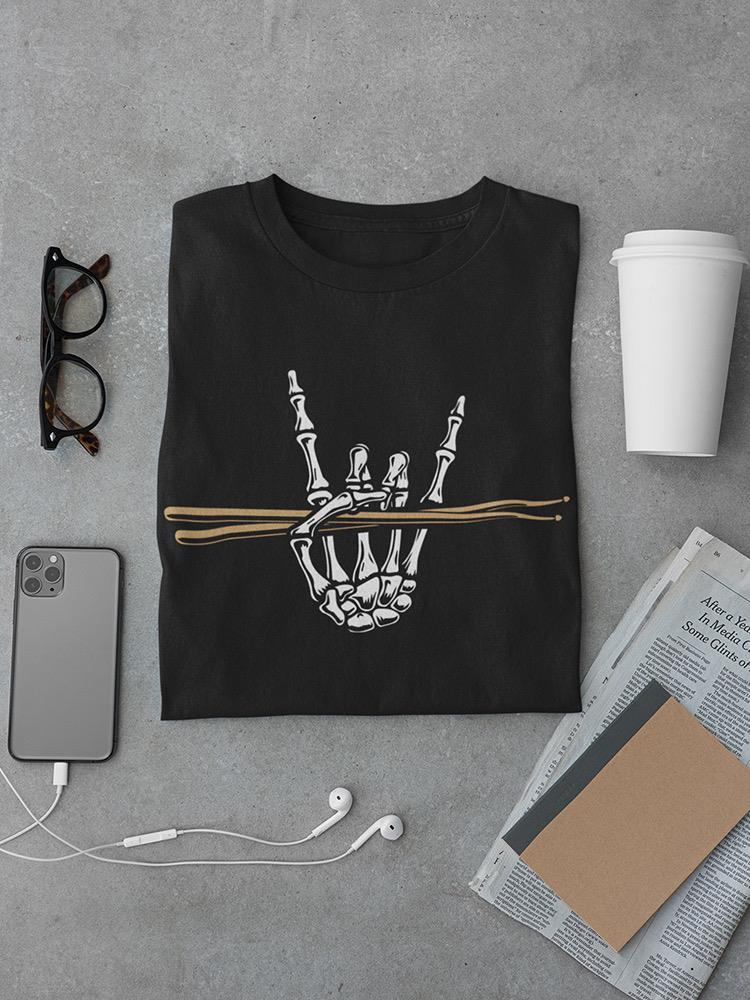 Rocking Bones T-shirt -SmartPrintsInk Designs