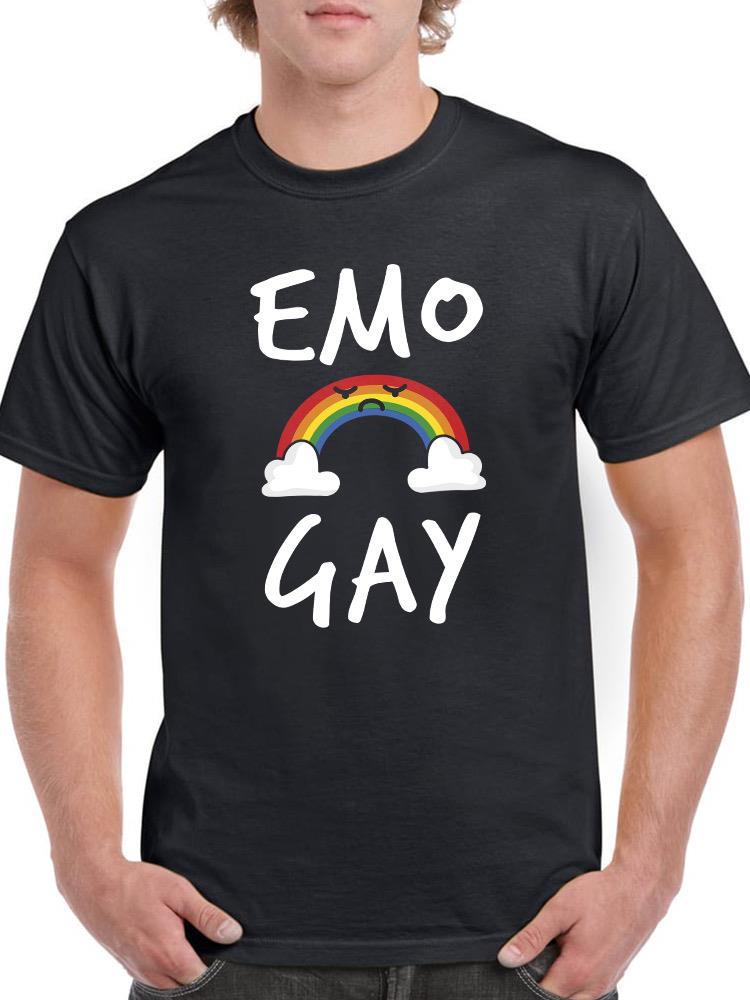 Emo Gay Rainbow T-shirt -SmartPrintsInk Designs