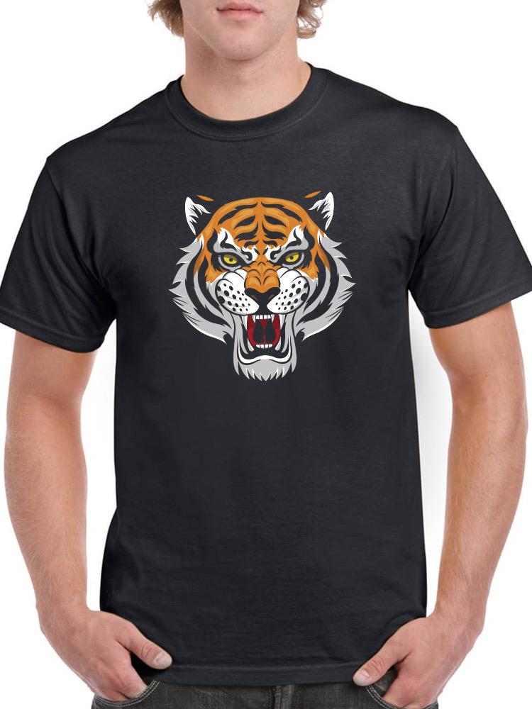 Roaring Tiger T-shirt -SmartPrintsInk Designs