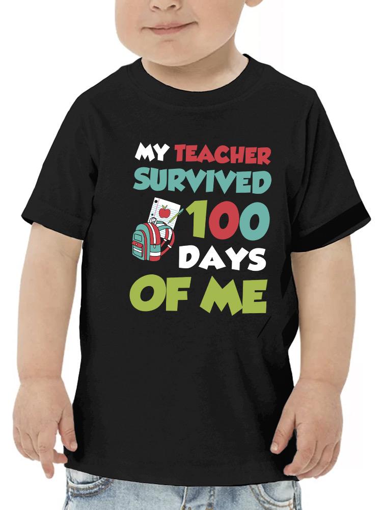 Teacher Survived 100 Days Of Me T-shirt -SmartPrintsInk Designs