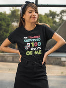Teacher Survived 100 Days Of Me T-shirt -SmartPrintsInk Designs