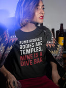 My Body Is A Dive Bar T-shirt -SmartPrintsInk Designs