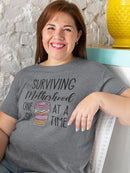 Surviving Motherhood T-shirt -SmartPrintsInk Designs