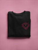 A Bright Heart Sweatshirt -SmartPrintsInk Designs