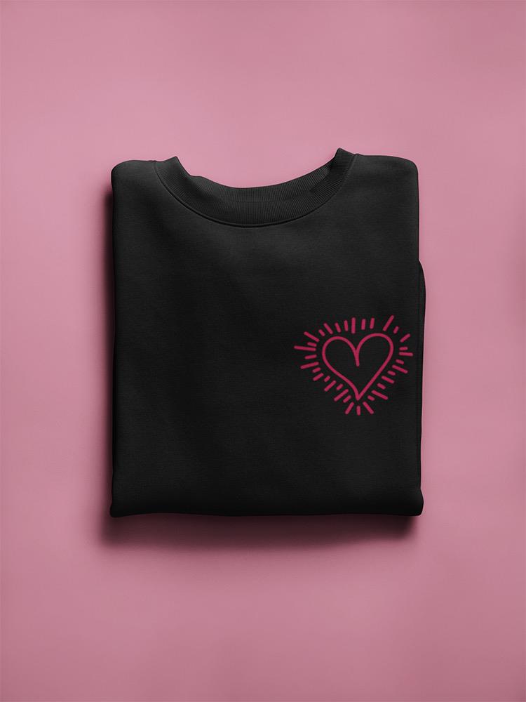 A Bright Heart Sweatshirt -SmartPrintsInk Designs