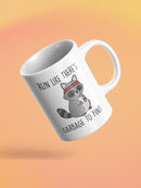 Run Like There's Garbage Mug -SmartPrintsInk Designs