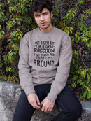 I'm A Gym Raccoon Sweatshirt -SmartPrintsInk Designs