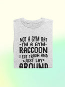 I'm A Gym Raccoon T-shirt -SmartPrintsInk Designs