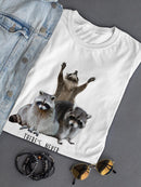Never Too Many Raccoons T-shirt -SmartPrintsInk Designs