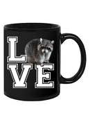 Love Raccoons Mug -SmartPrintsInk Designs