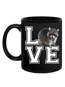 Love Raccoons Mug -SmartPrintsInk Designs