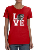 Love Raccoons T-shirt -SmartPrintsInk Designs
