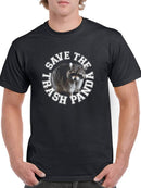 Save The Trash Panda T-shirt -SmartPrintsInk Designs