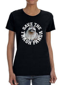 Save The Trash Panda! T-shirt -SmartPrintsInk Designs