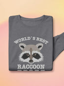 World's Best Raccoon Mom Sweatshirt -SmartPrintsInk Designs
