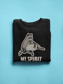 My Spirit Animal Raccoon Hoodie -SmartPrintsInk Designs
