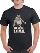 My Spirit Animal Raccoon T-shirt -SmartPrintsInk Designs