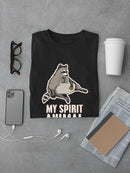My Spirit Animal Raccoon T-shirt -SmartPrintsInk Designs