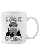 Raccoon Quote Mug -SmartPrintsInk Designs